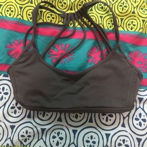 grey lululemon sports bra